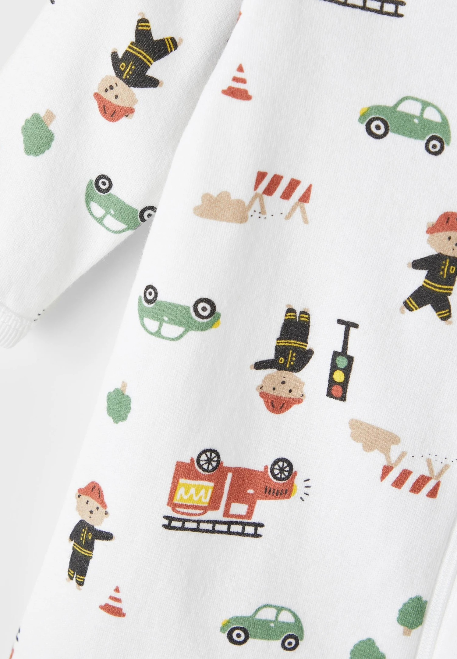 NAME IT Nbmnightsuit Zip Firefighter 2 Pack - Body - Green - Afbeelding 2