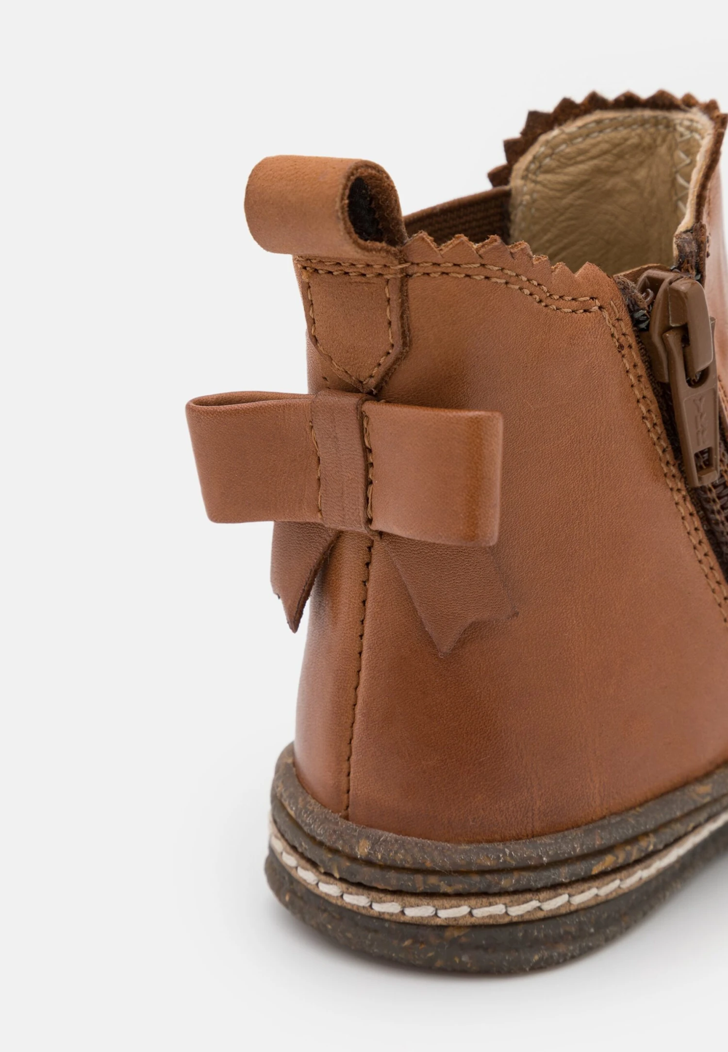 Friboo Leather - Korte Laarzen - Cognac - Afbeelding 6