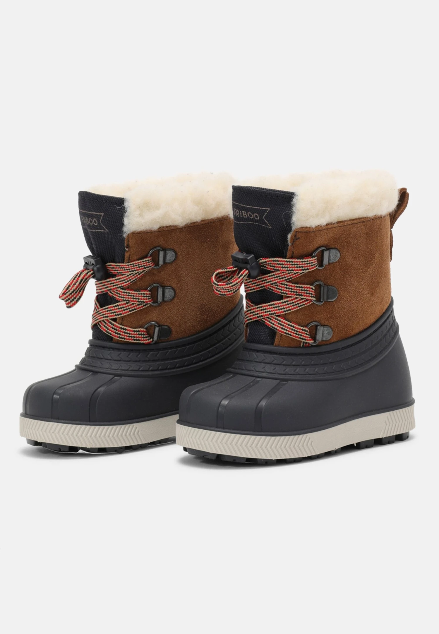 Friboo Leather Unisex - Snowboots- Cognac - Afbeelding 2