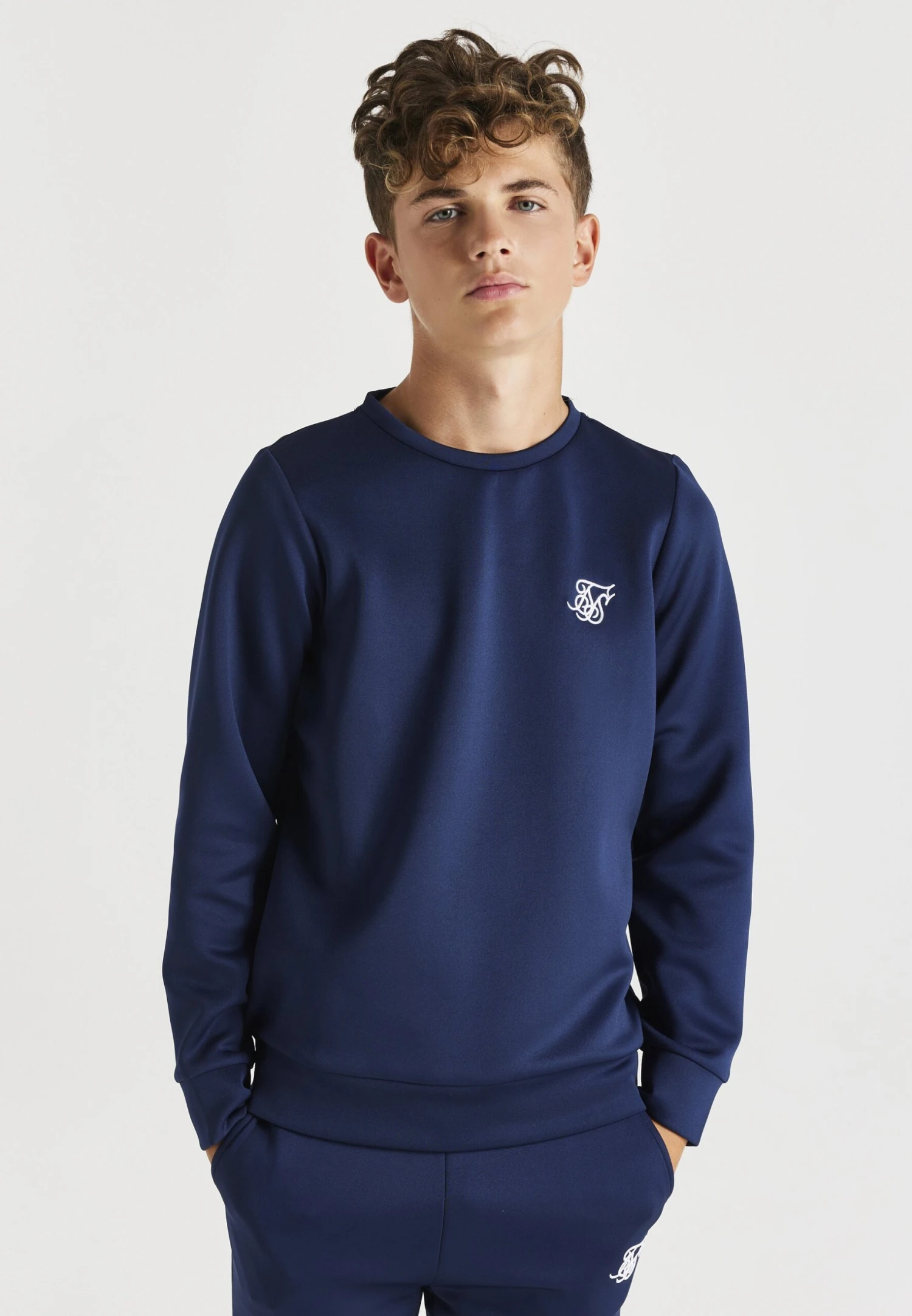 SikSilk Essential Set - Trainingspak - Navy - Afbeelding 3