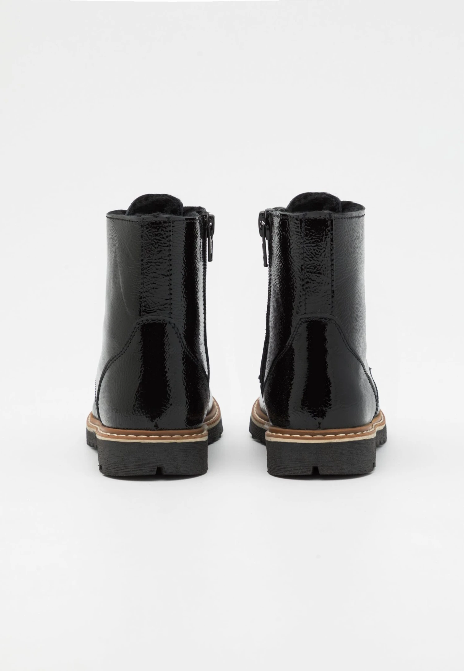 Friboo Leather - Veterboots - Black - Afbeelding 3