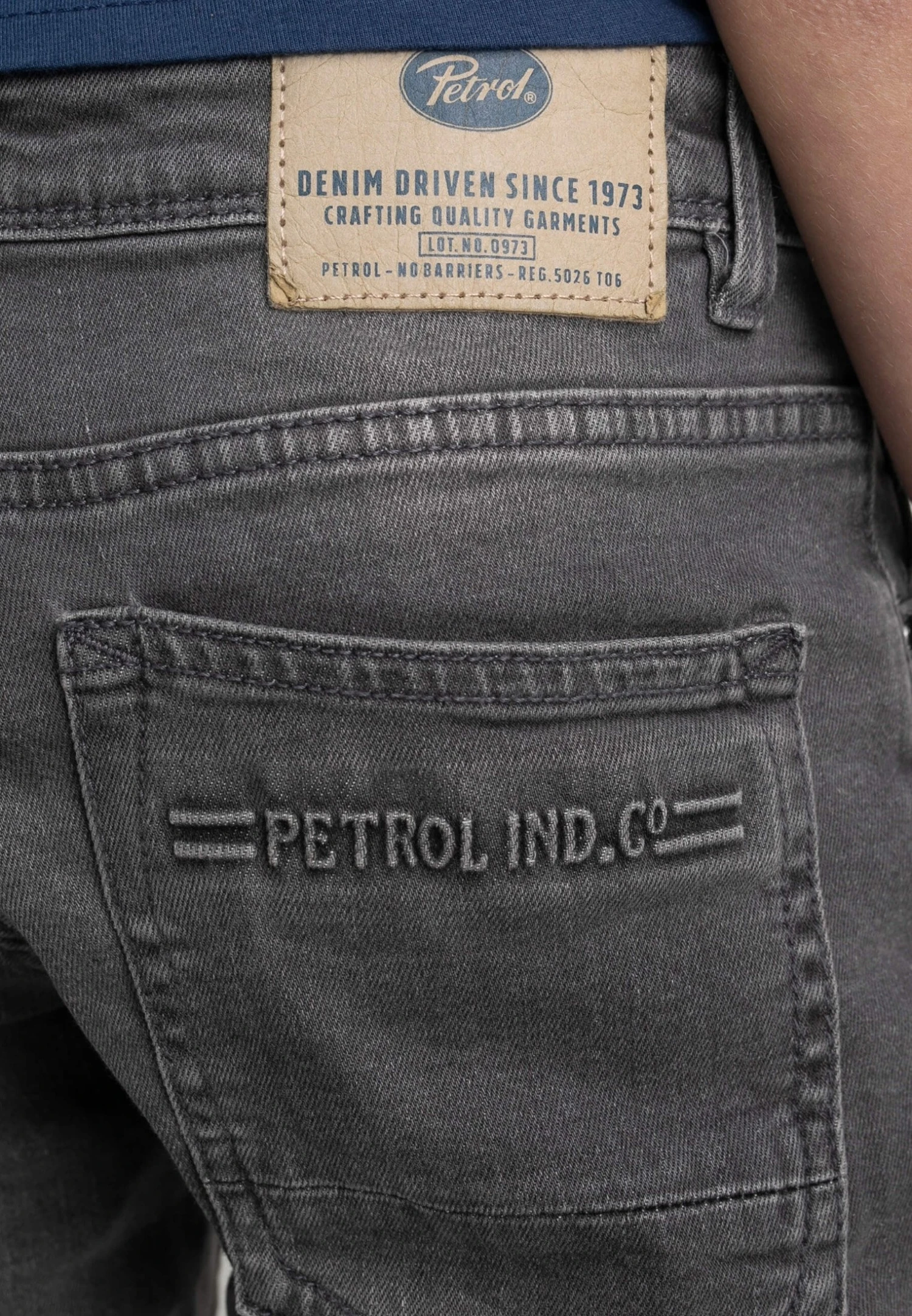 Petrol Industries Nolan - Straight Leg Jeans - Ash Grey - Afbeelding 4